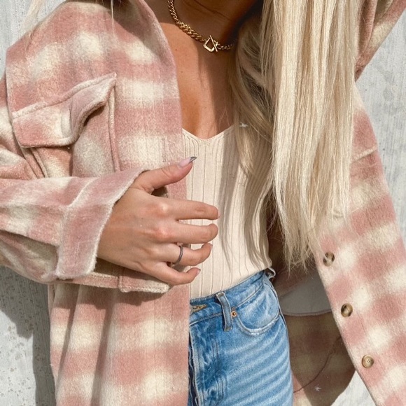 Dusty Rose Coat - Picture 2 of 3